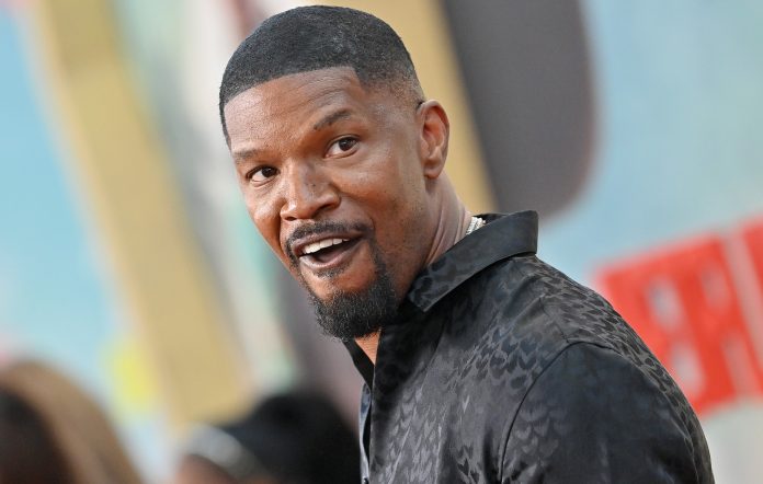 Jamie Foxx attends the World Premiere of Netflix's 